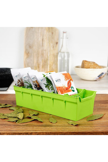 shumee Spice organizer container, green, 30x13x8 cm