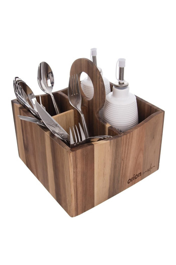 shumee Wooden cutlery, sauce and spice rack WOOD