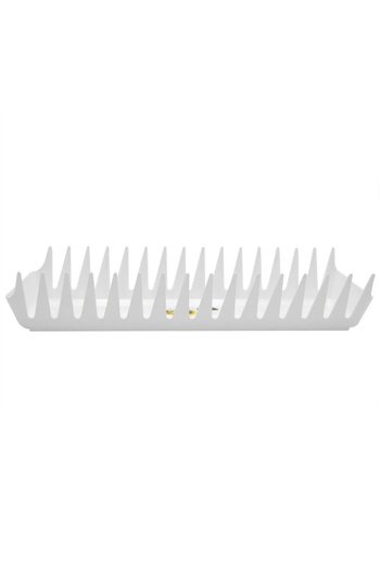 shumee 39cm white plastic dish drainer