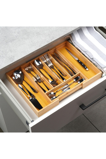 shumee Extendable bamboo cutlery drawer 28-45x33.5 cm