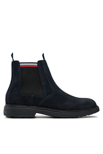 Tommy Hilfiger Ghete Chelsea pentru bărbați FM0FM05191 bleumarin
