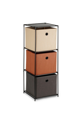 shumee Metal shelving with containers 34.5x34.5x100 cm