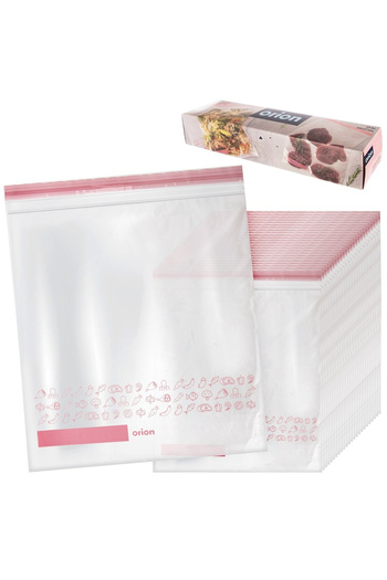 shumee Pungi cu fermoar pentru alimente 34x27 cm 25 buc.