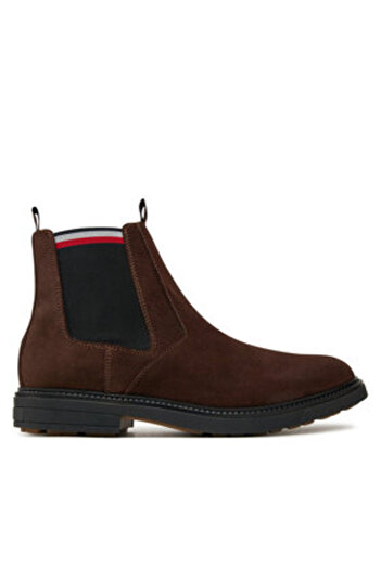 Tommy Hilfiger Men's Chelsea Boots FM0FM05191 Brown