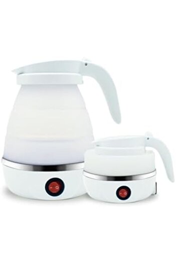 Denx OYDAS Foldable Electric Travel Kettle, Portable and Convenient Silicone Collapsible Water Boiler and