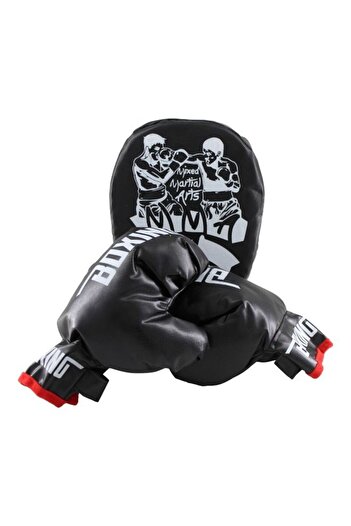 Generic Boxing Gloves & Kit Black Training Gloves Boxing Set for Kids Children