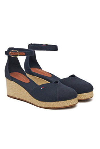 Tommy Hilfiger Espadrile pentru femei FW0FW08657 Bleumarin