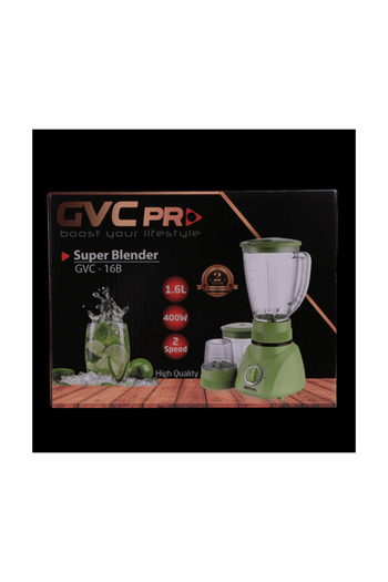 GVC PRO GVC Pro 2-in-1 Premium Electric Blender, Green, 400.0 Watts