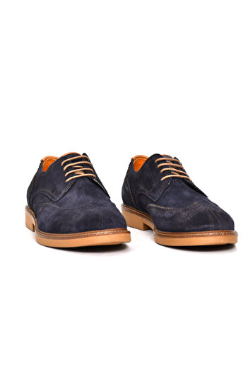 Tuna Genuine Suede Leather Oxford Men's Shoes Thermo Sole Lace-Up - 242024