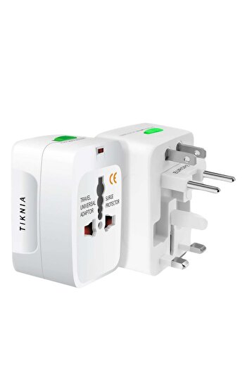 TIKNIA Travel Adapter, Worldwide All in One European Universal Adaptor