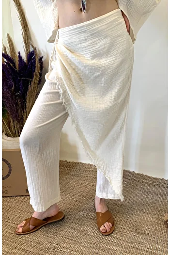 ARİNNASİDE Knitted Detailed Trousers