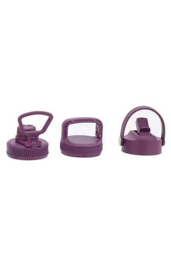 Atrium Double Wall Vacuum Tumbler with 3 Caps for Hot & Cold Drinks 500ml