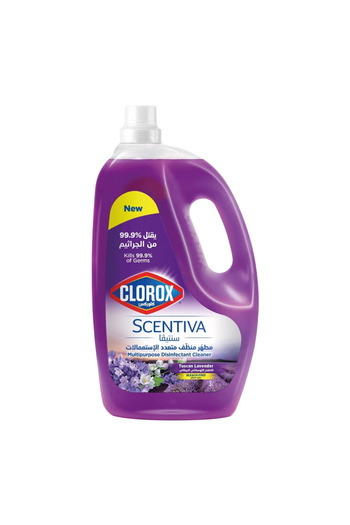 Clorox Scentiva Disinfectant Floor Cleaner ,Tuscan Lavender, 3 L