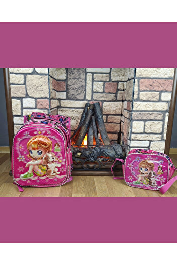 Pikas Lighted School Bag Set of Two - 3 Compartments