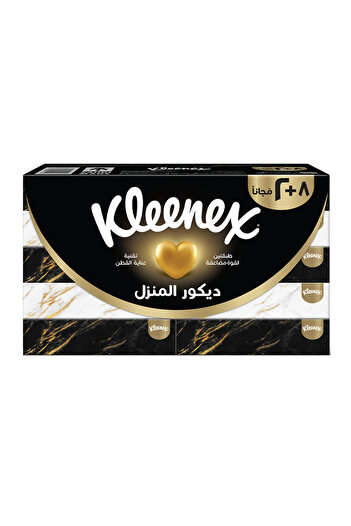 Kleenex Decor Facial Tissue,2 PLY,70Sheets,8+2 Piece