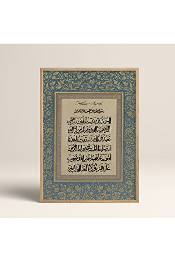 HOMEPACK AHŞAP ÇERÇEVELİ TABLO ÇERÇEVELİ POSTER SANATSAL DUVAR DEKORU TK/1552