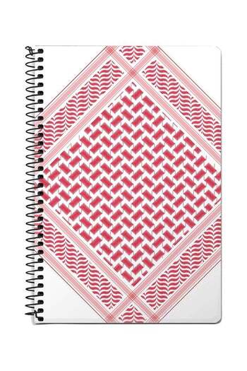 Stylizedd Victory Shemag A5 Spiral Notebook Multicolour