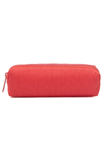 MUCCO 01106 Salmon Water Resistant Crinkle Fabric Single Compartment Pen Holder Pencil Case