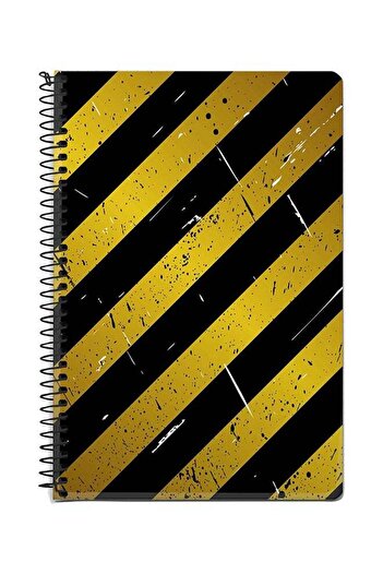 Stylizedd Under Construction A5 Spiral Notebook Multicolour