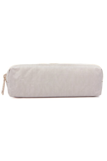 MUCCO 01106 Stone Color Water Resistant Crinkle Fabric Single Compartment Pen Holder Pencil Case