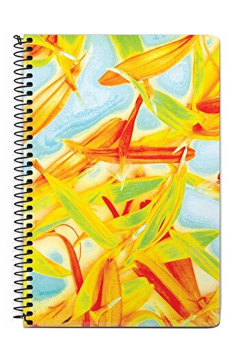Stylizedd Pastel Petals A5 Spiral Notebook Multicolour