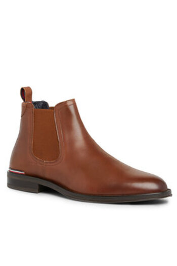 Tommy Hilfiger Men's Chelsea Boots FM0FM04806 Brown