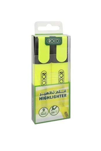Roco 120 Highlighter – 1.2 to 5 mm Chisel Tip Yellow