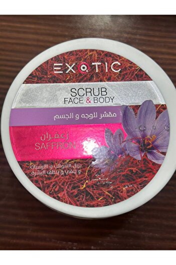 Face Saffron face and body scrub