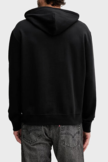 Calvin Klein Logolu Pamuklu Regular Fit Kapüşonlu Sweat LV04RC286GUB1 Erkek SWEAT LV04RC286G UB1