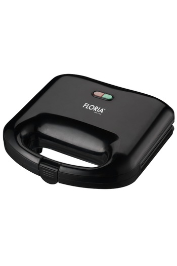 Floria Sandwich-maker Floria, 750 W, Inox, 2 sandwich-uri, Negru - ZLN4304