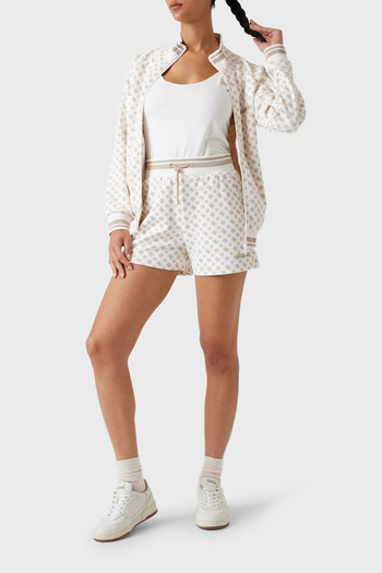 Guess Aggie 4G λογότυπο με τυπωμένο κανονικό γιακά Scuba Sweat V5YQ03KB212 SWEAT V5YQ03 KB212 P1