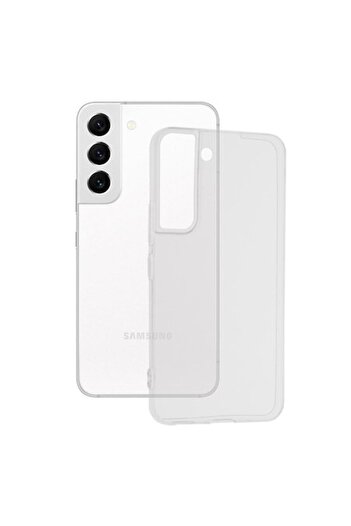 Bibilel Techsuit Clear Silicone Case for Samsung Galaxy S22 5G, Transparent