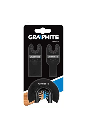 graphite Saw Blade for Multifunctional Tool, Tungsten Carbide, Wood, 3 pcs,