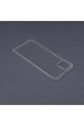 Bibilel Techsuit Clear Silicone Case for Samsung Galaxy A22 5G (Transparent)