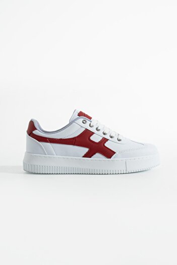 L.A Polo White Red Men's Sneakers
