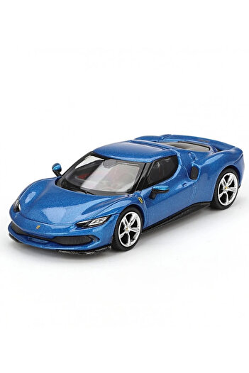 mini gt 1/64 بي بي آر فيراري 296 جي تي بي بلو كورسا