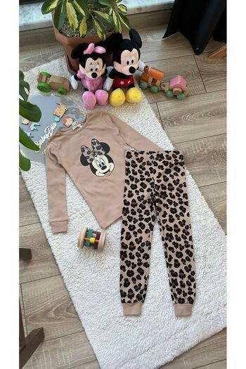 BabyDia Leopard Detailed Bottom Top Set