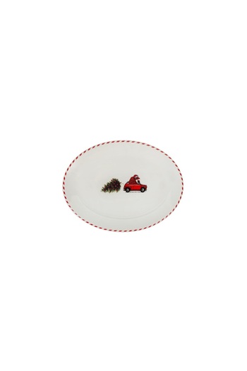 Porland Ruby Bear Boat Plate 28 cm