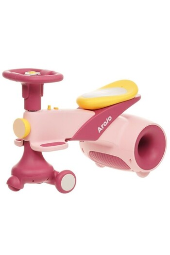 Kardett Pink Balance Bike with Sound and Light, Kids Car
