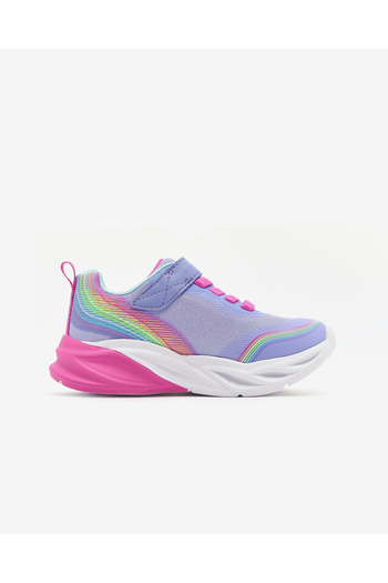 SKECHERS COSMIC GLOW RAINBOW BEAM Büyük Kız Çocuk Mor Işıklı Spor Ayakkabı 303709L LVMT