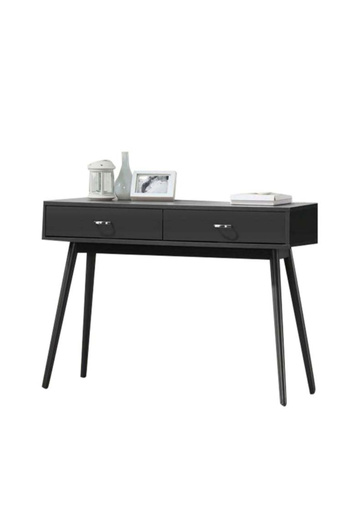4D Concepts 2-Drawer Mid-Century Laminated Rectangular Writing Desk