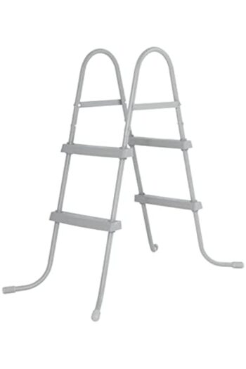 BESTWAY 33"/84cm Pool Ladder, Grey, 58430, FloorClear