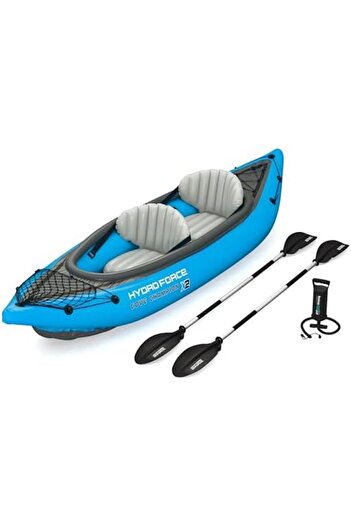 BESTWAY | Hydro-Force Cove Champion X2 Kayak | Inflatable Boat Set with Hand Pump, Paddles, Seats, F