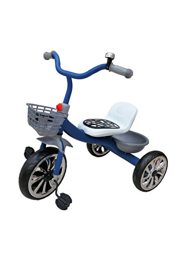 rexa Kids Three-Wheel Ride-On Tricycle with Basket and Rear Tray