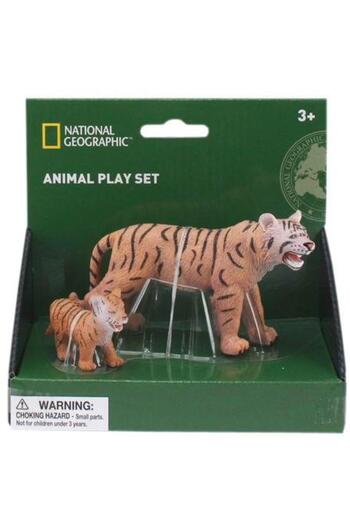 NATIONAL GEOGRAPHIC Set of 2 figurines - Tiger and cub