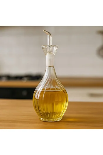 MİEN Glass Oil Pot - 1 Lt - Gray
