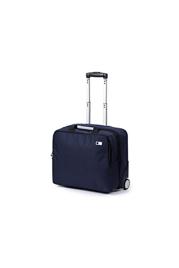 Lexon Airline cabin trolley 48H 17.3 x 11.8 x 8.7” navy blue