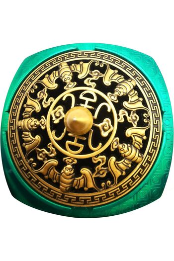 asmiat Home Decor Beautiful Metal Incense Burner Holder with Flower Design Lid