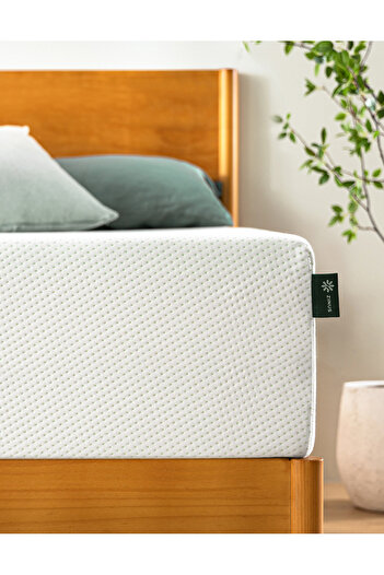 Zinus Green Tea Cooling Gel Memory Foams Fabric Mattress Queen 10Years Warranty (203.2Lx152.4Wx30.5H)CM