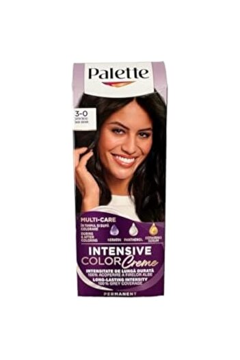 Palette Schwarzkopf Intensive Color Cream 3-0 Dark Brown